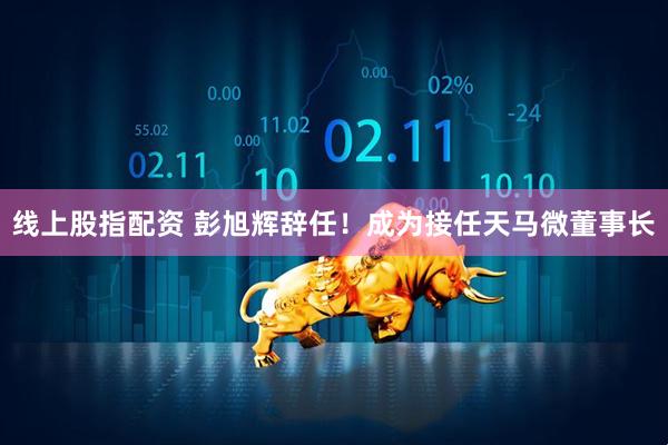 线上股指配资 彭旭辉辞任！成为接任天马微董事长